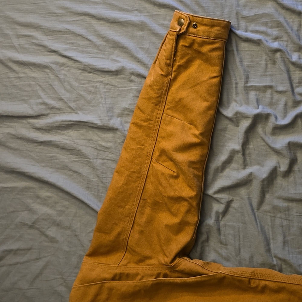 Carhartt Brown Detroit Jacket with Dark Brown Collar - Picture 8 of 13